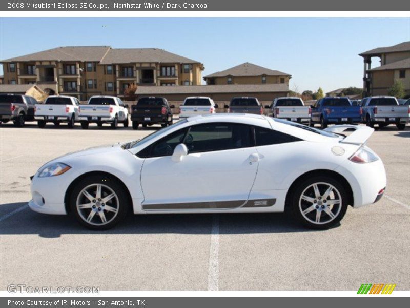 Northstar White / Dark Charcoal 2008 Mitsubishi Eclipse SE Coupe
