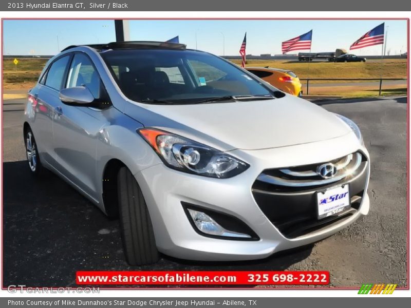 Silver / Black 2013 Hyundai Elantra GT