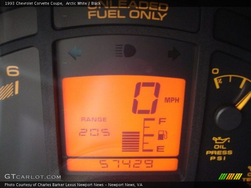  1993 Corvette Coupe Coupe Gauges
