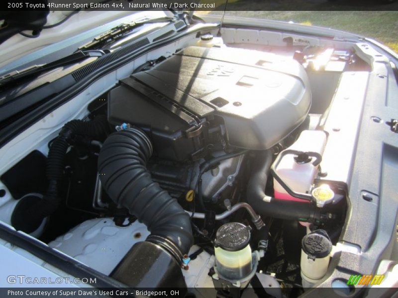  2005 4Runner Sport Edition 4x4 Engine - 4.0 Liter DOHC 24-Valve VVT-i V6