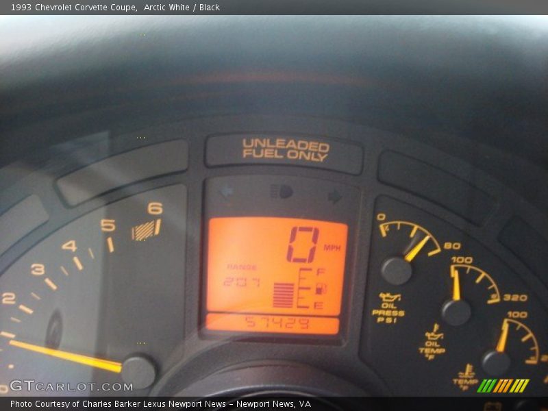  1993 Corvette Coupe Coupe Gauges