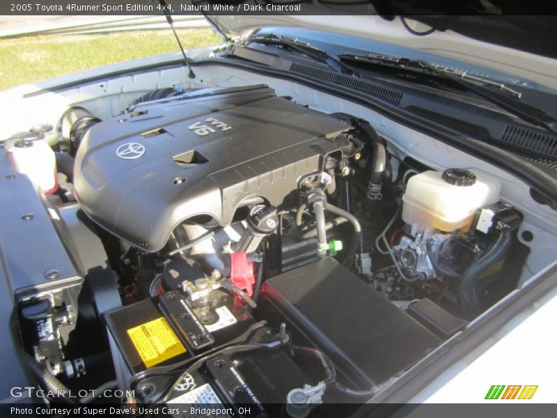 2005 4Runner Sport Edition 4x4 Engine - 4.0 Liter DOHC 24-Valve VVT-i V6