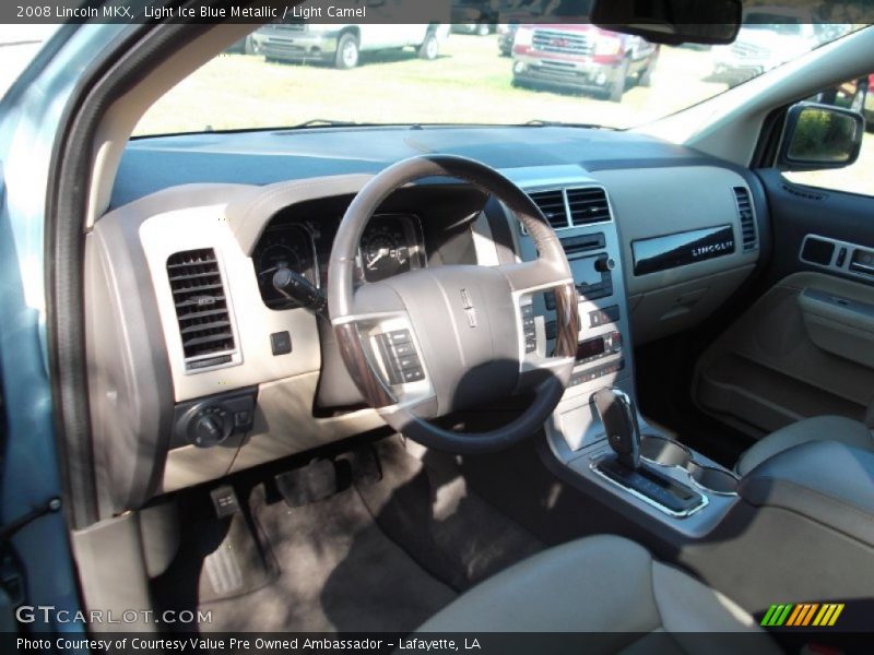 Light Ice Blue Metallic / Light Camel 2008 Lincoln MKX