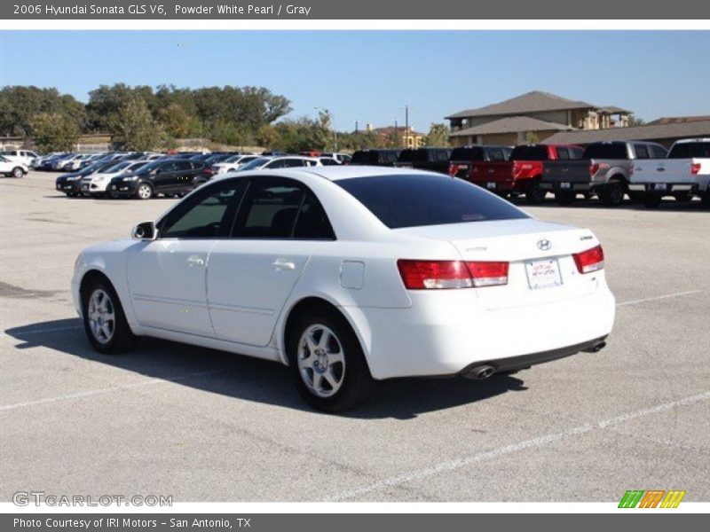 Powder White Pearl / Gray 2006 Hyundai Sonata GLS V6