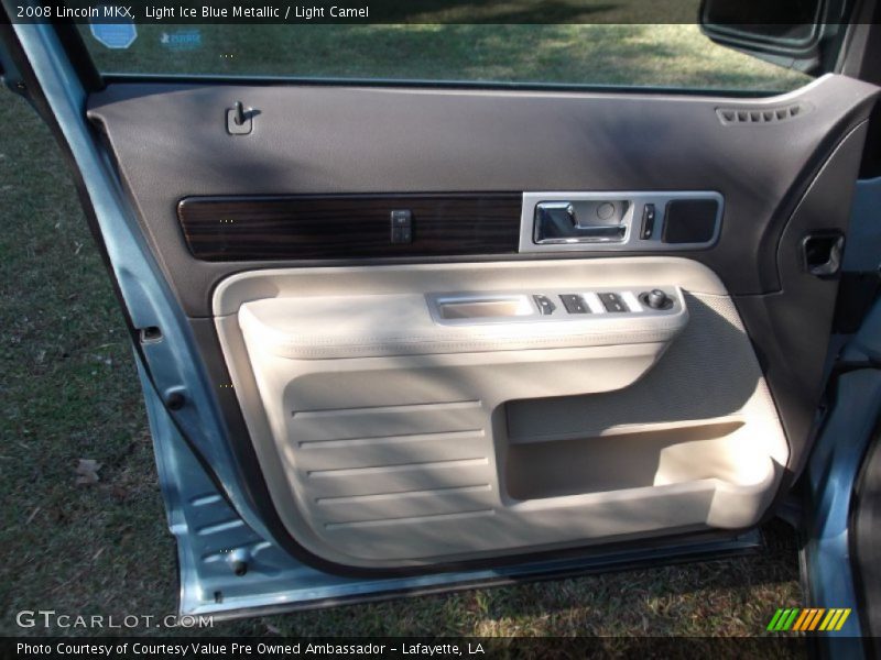 Light Ice Blue Metallic / Light Camel 2008 Lincoln MKX