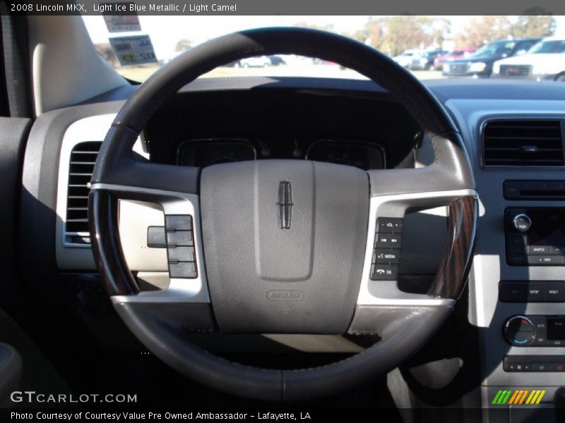 Light Ice Blue Metallic / Light Camel 2008 Lincoln MKX