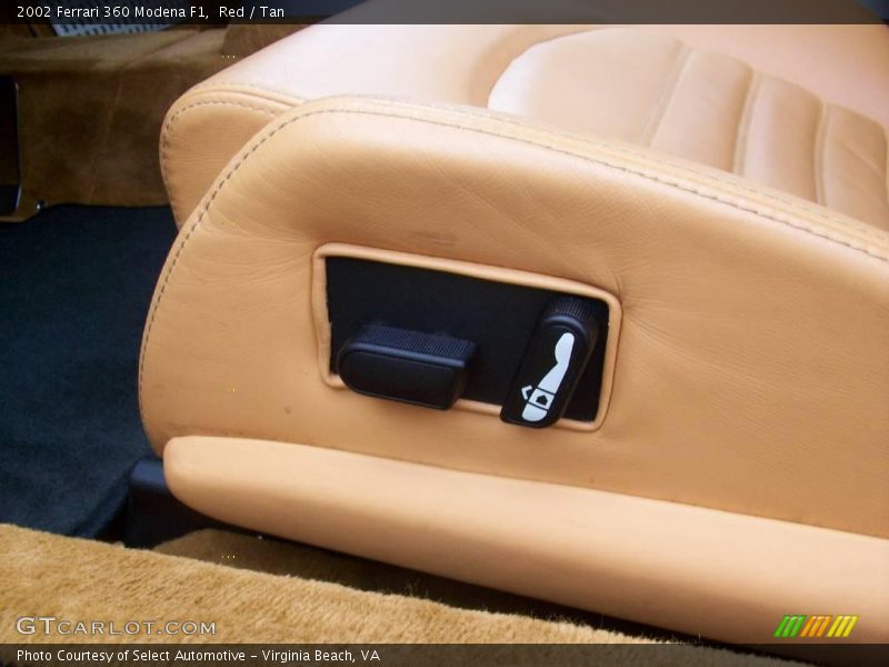 Red / Tan 2002 Ferrari 360 Modena F1