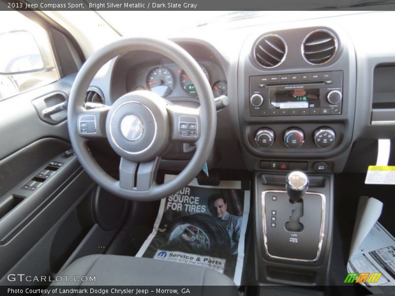 Bright Silver Metallic / Dark Slate Gray 2013 Jeep Compass Sport