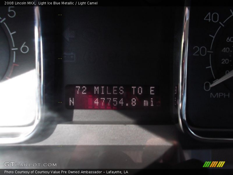 Light Ice Blue Metallic / Light Camel 2008 Lincoln MKX