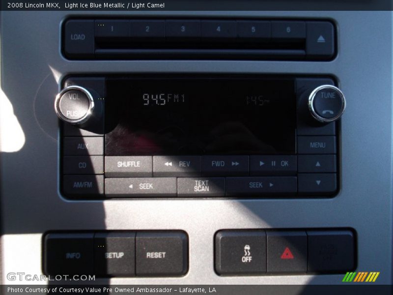 Light Ice Blue Metallic / Light Camel 2008 Lincoln MKX
