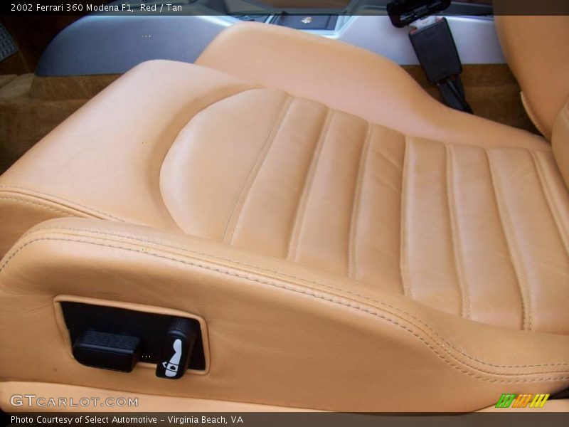 Red / Tan 2002 Ferrari 360 Modena F1