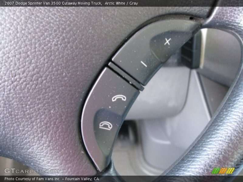 Arctic White / Gray 2007 Dodge Sprinter Van 3500 Cutaway Moving Truck