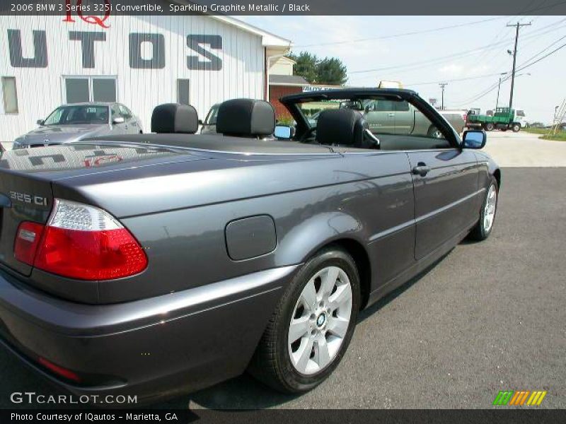 Sparkling Graphite Metallic / Black 2006 BMW 3 Series 325i Convertible