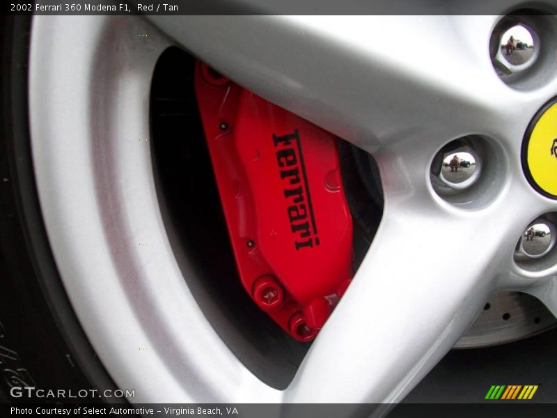Red / Tan 2002 Ferrari 360 Modena F1