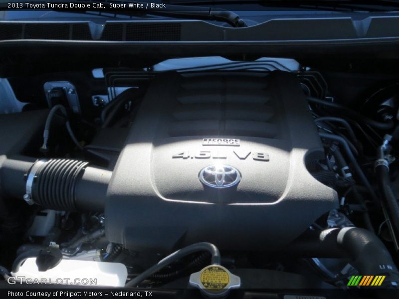 Super White / Black 2013 Toyota Tundra Double Cab