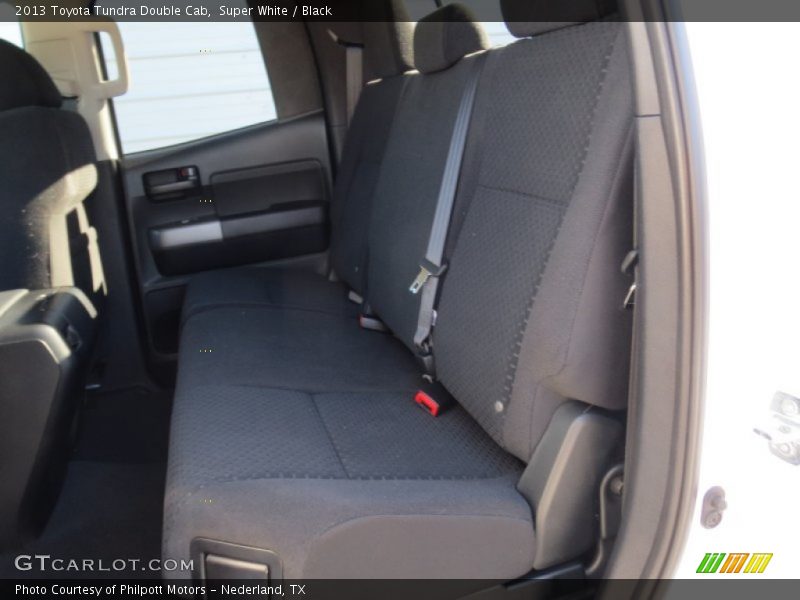 Super White / Black 2013 Toyota Tundra Double Cab