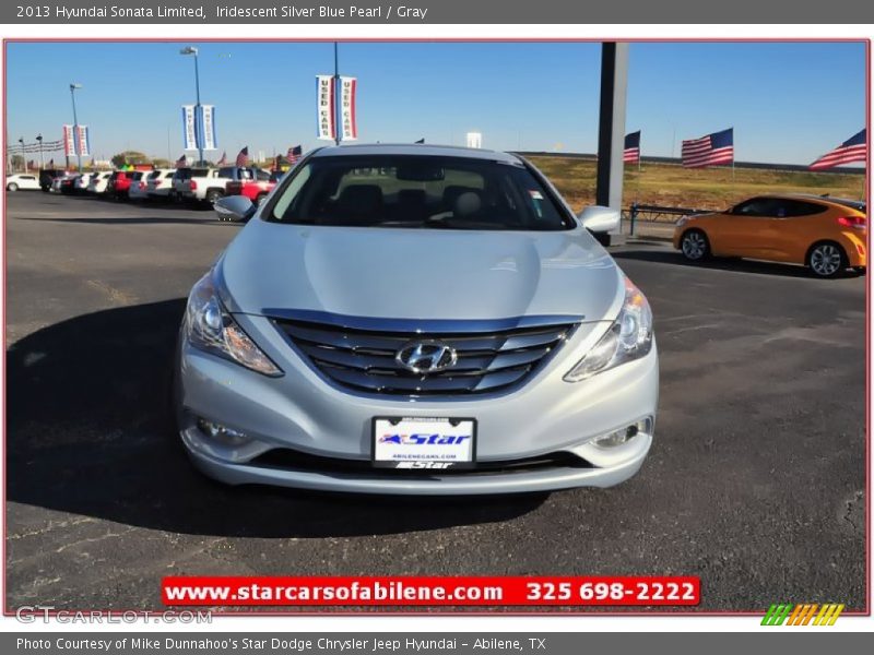 Iridescent Silver Blue Pearl / Gray 2013 Hyundai Sonata Limited