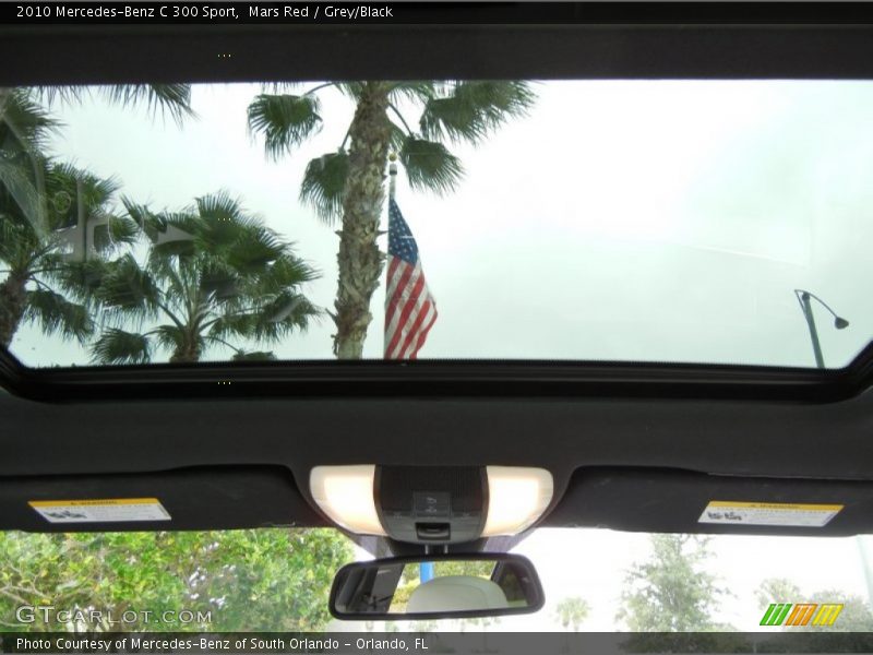Sunroof of 2010 C 300 Sport
