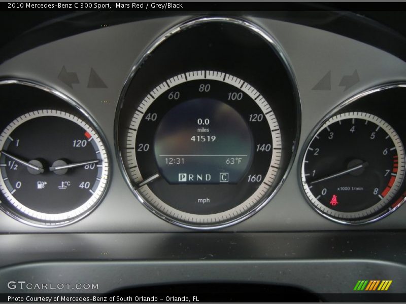  2010 C 300 Sport 300 Sport Gauges