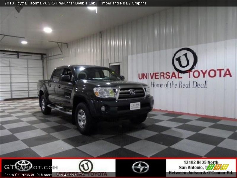 Timberland Mica / Graphite 2010 Toyota Tacoma V6 SR5 PreRunner Double Cab