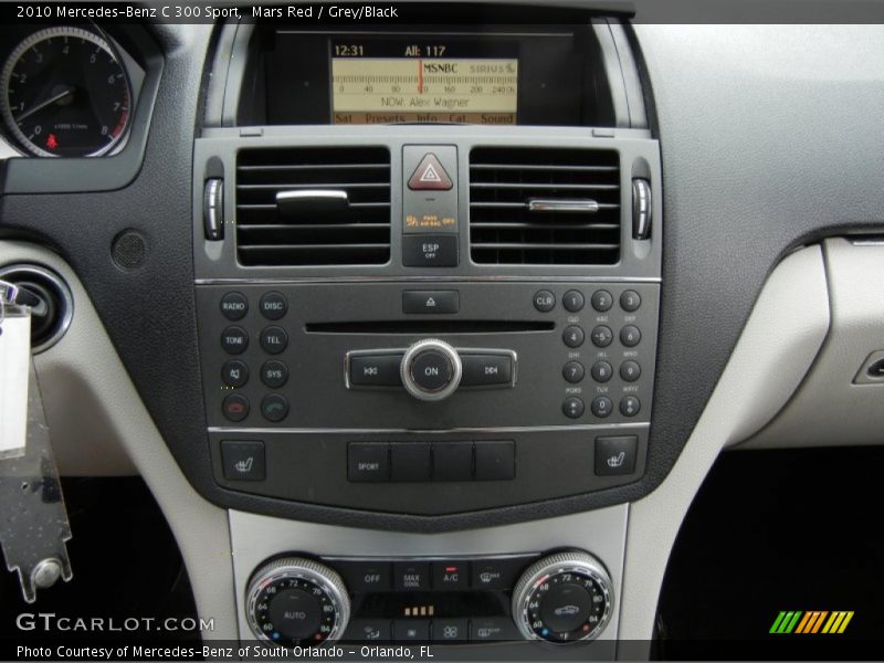 Controls of 2010 C 300 Sport