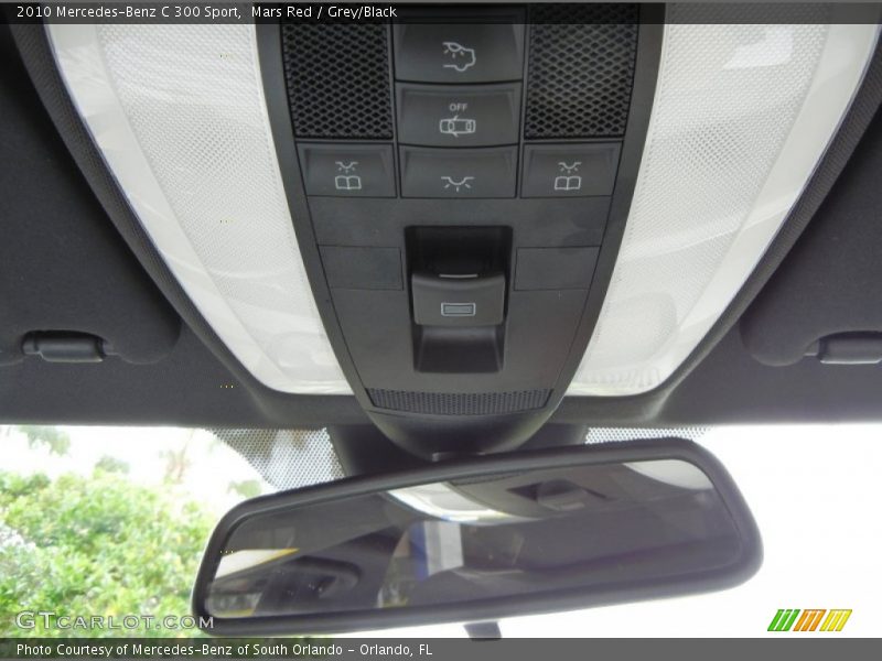 Mars Red / Grey/Black 2010 Mercedes-Benz C 300 Sport