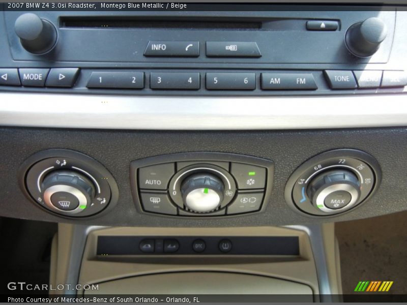 Controls of 2007 Z4 3.0si Roadster