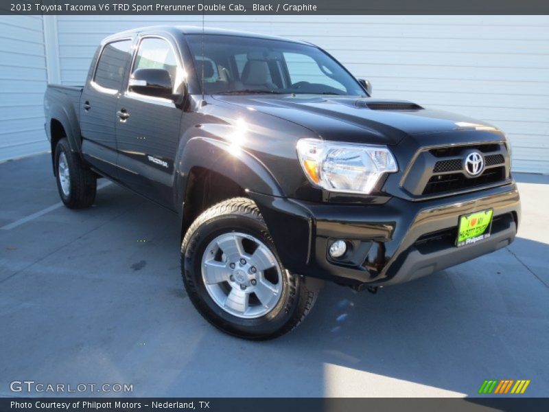 Black / Graphite 2013 Toyota Tacoma V6 TRD Sport Prerunner Double Cab