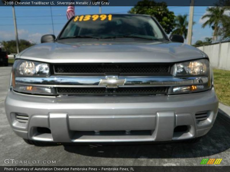 Silverstone Metallic / Light Gray 2008 Chevrolet TrailBlazer LS