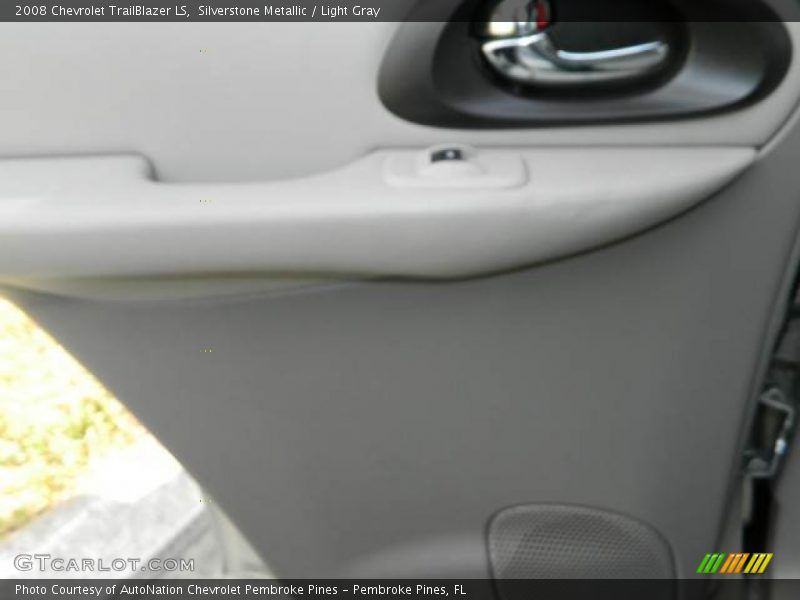 Silverstone Metallic / Light Gray 2008 Chevrolet TrailBlazer LS