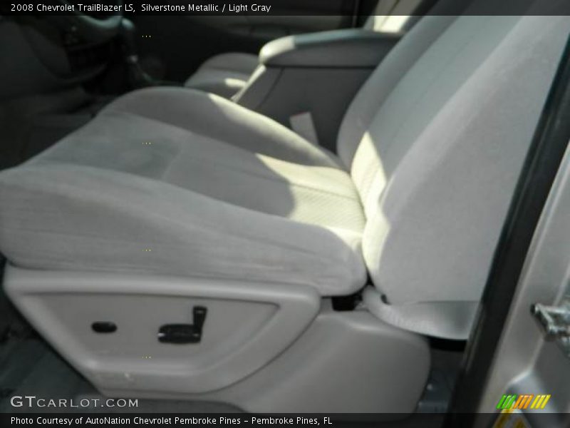 Silverstone Metallic / Light Gray 2008 Chevrolet TrailBlazer LS