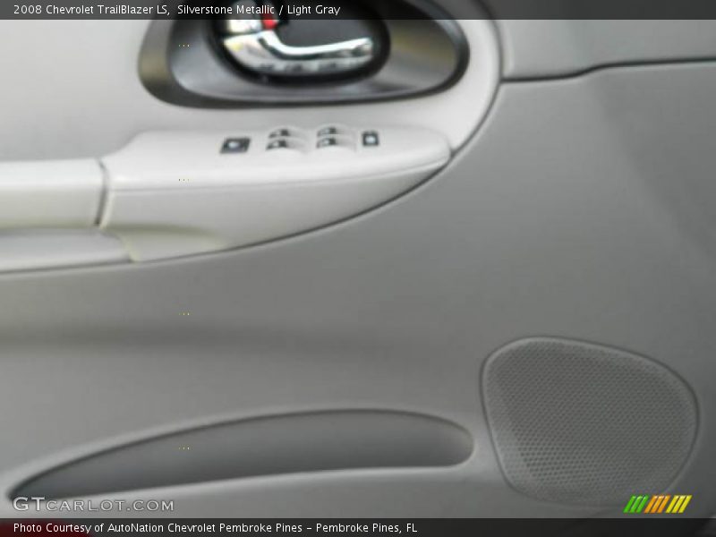 Silverstone Metallic / Light Gray 2008 Chevrolet TrailBlazer LS