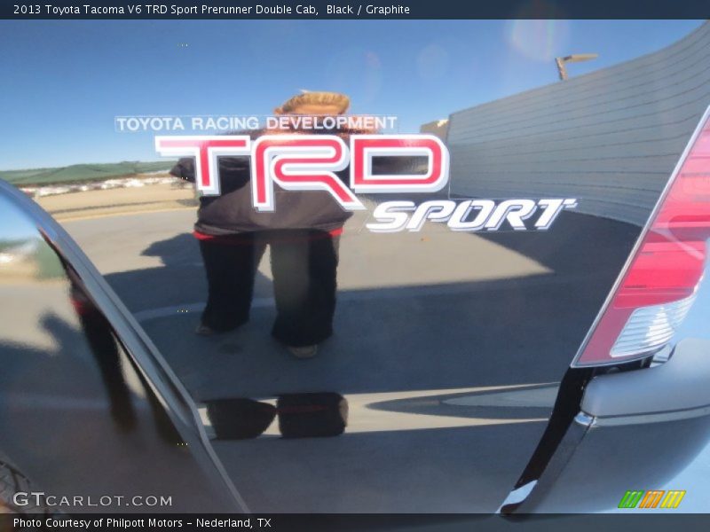 Black / Graphite 2013 Toyota Tacoma V6 TRD Sport Prerunner Double Cab