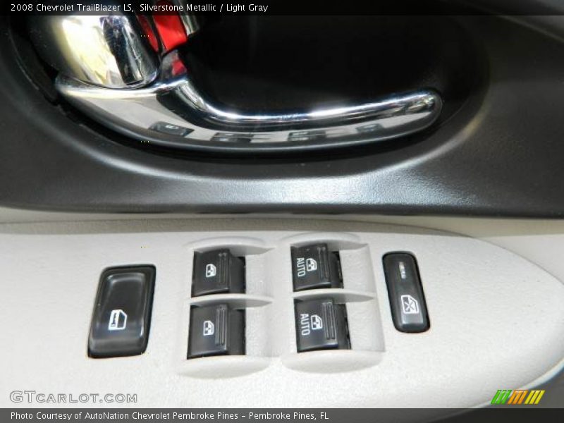 Silverstone Metallic / Light Gray 2008 Chevrolet TrailBlazer LS