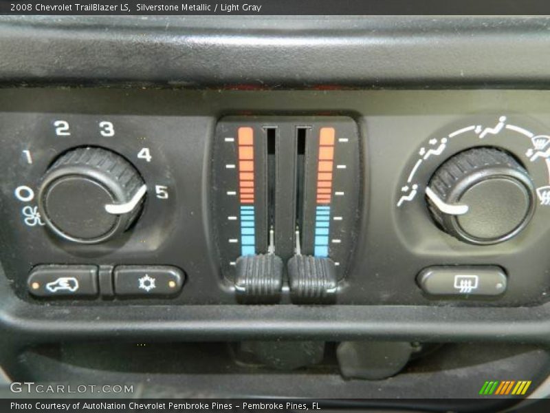Silverstone Metallic / Light Gray 2008 Chevrolet TrailBlazer LS