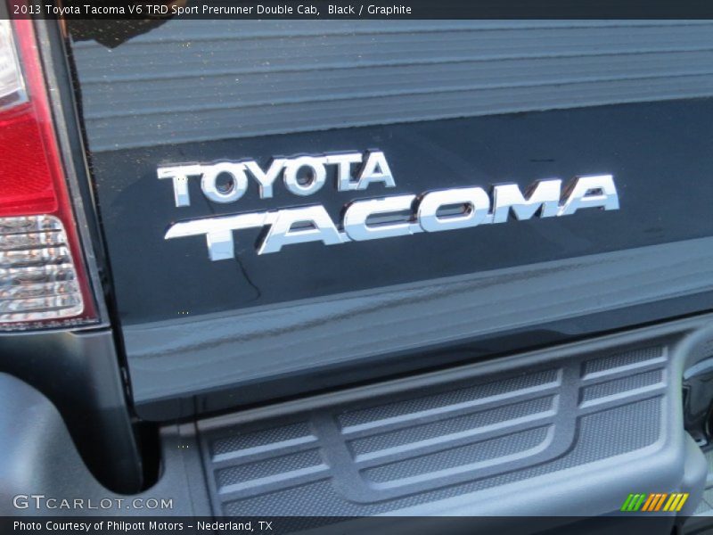 Black / Graphite 2013 Toyota Tacoma V6 TRD Sport Prerunner Double Cab