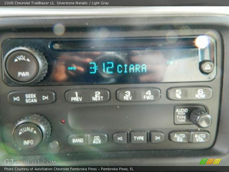 Silverstone Metallic / Light Gray 2008 Chevrolet TrailBlazer LS