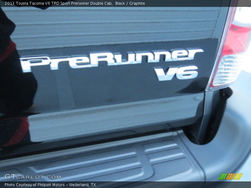 Black / Graphite 2013 Toyota Tacoma V6 TRD Sport Prerunner Double Cab
