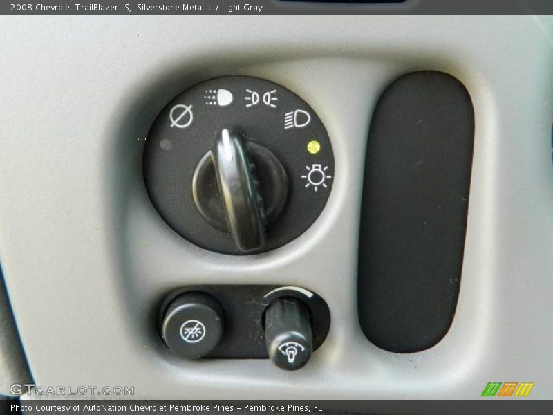 Silverstone Metallic / Light Gray 2008 Chevrolet TrailBlazer LS