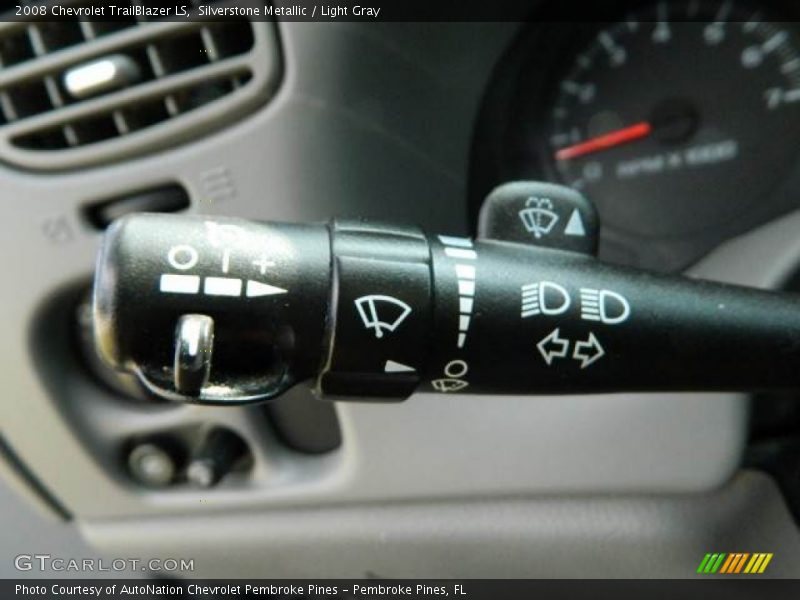 Silverstone Metallic / Light Gray 2008 Chevrolet TrailBlazer LS