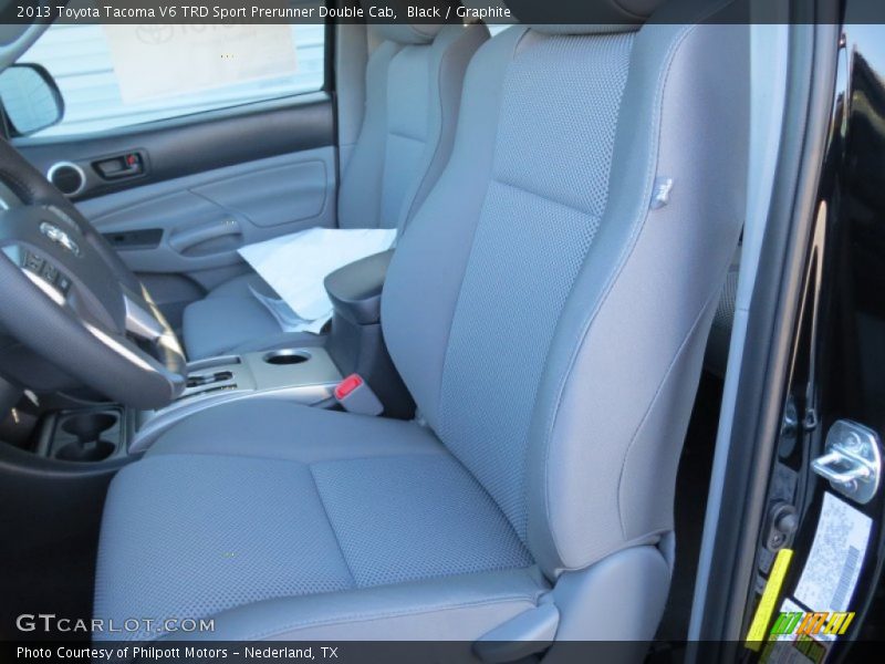 Black / Graphite 2013 Toyota Tacoma V6 TRD Sport Prerunner Double Cab