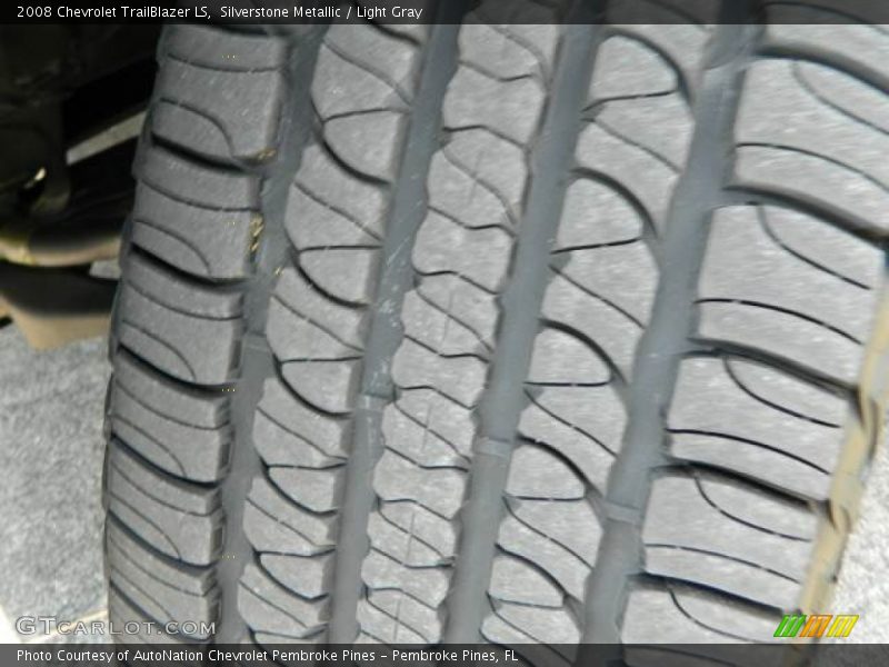 Silverstone Metallic / Light Gray 2008 Chevrolet TrailBlazer LS