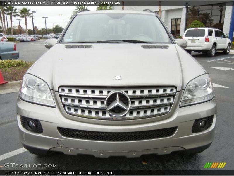 Pewter Metallic / Macadamia 2007 Mercedes-Benz ML 500 4Matic