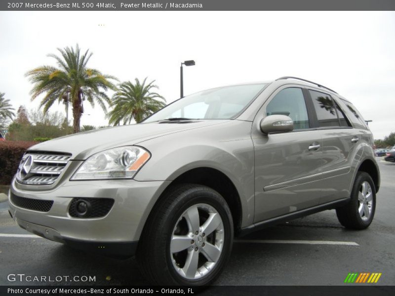 Pewter Metallic / Macadamia 2007 Mercedes-Benz ML 500 4Matic