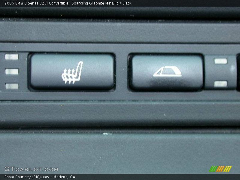 Sparkling Graphite Metallic / Black 2006 BMW 3 Series 325i Convertible