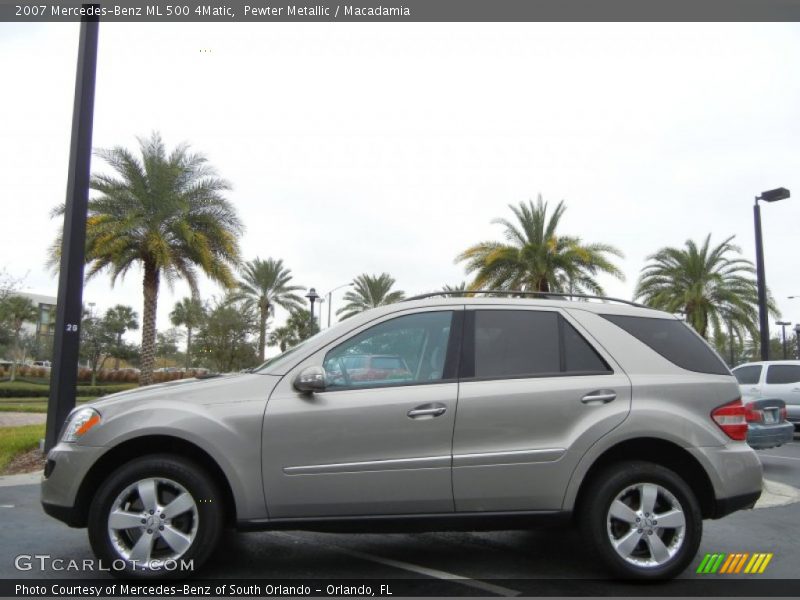 Pewter Metallic / Macadamia 2007 Mercedes-Benz ML 500 4Matic