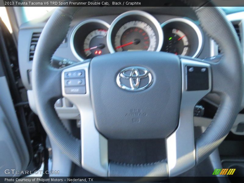 Black / Graphite 2013 Toyota Tacoma V6 TRD Sport Prerunner Double Cab