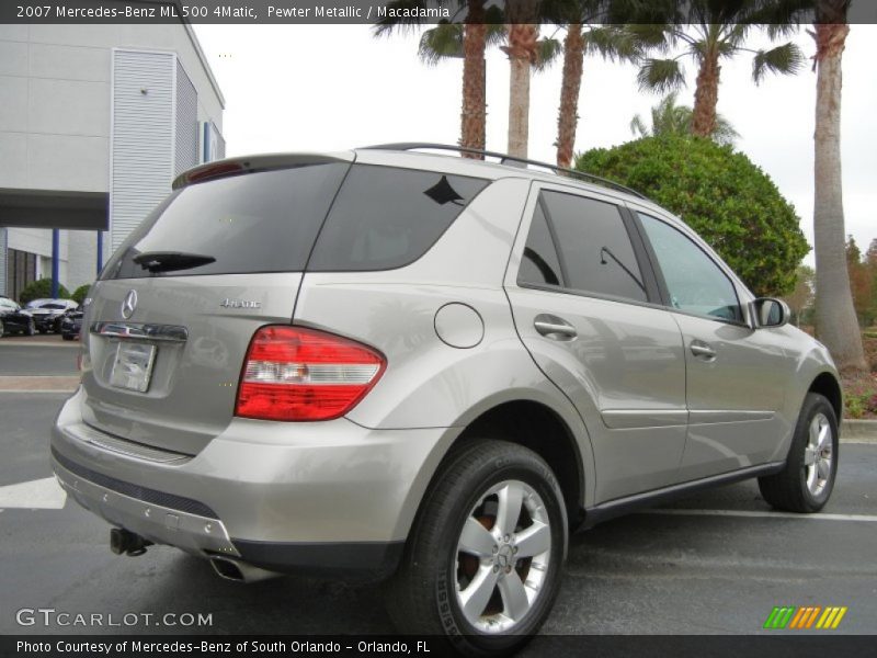 Pewter Metallic / Macadamia 2007 Mercedes-Benz ML 500 4Matic