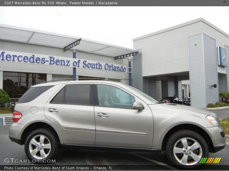 Pewter Metallic / Macadamia 2007 Mercedes-Benz ML 500 4Matic