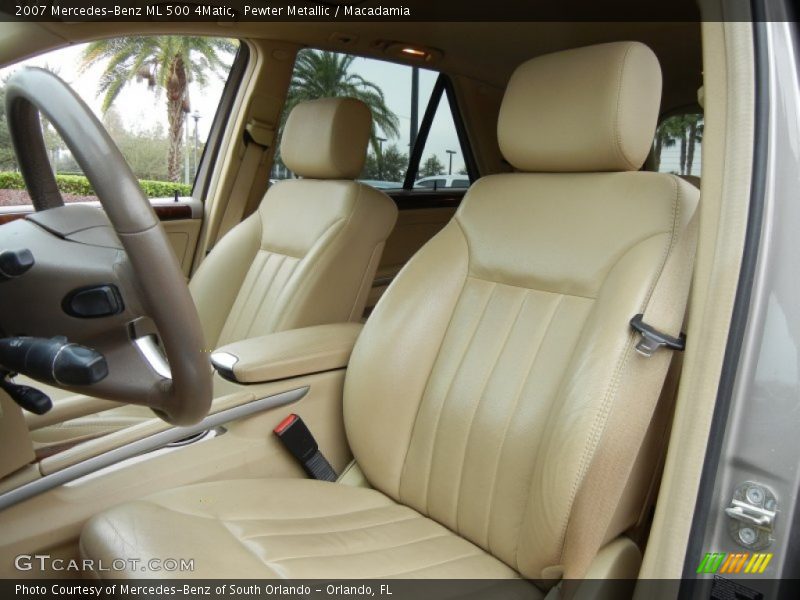 Pewter Metallic / Macadamia 2007 Mercedes-Benz ML 500 4Matic